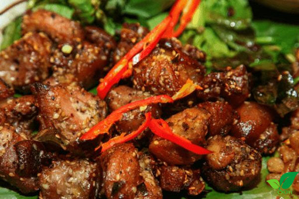 Thịt lợn ba chỉ nướng